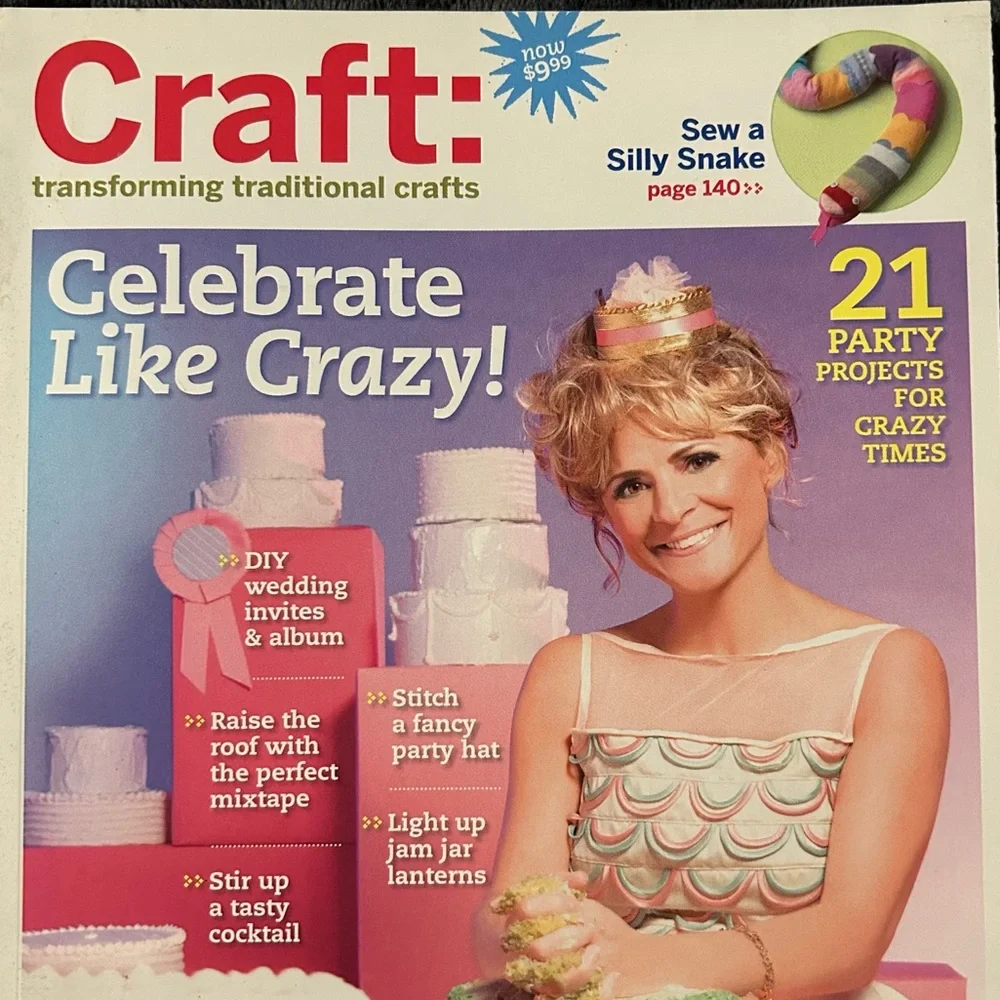 Craft Magazine Vol 10 2009 21 Party Projects DIY Handmade Amy Sedaris Cover